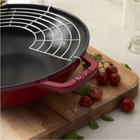 Staub 12-inch Cast Iron Perfect Pan 1033428 IMAGE 8