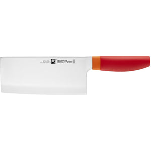 Zwilling 7-inch Chinese chef's knife - Red 1031654 IMAGE 1