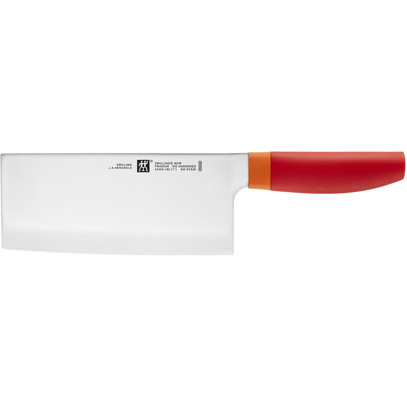 Zwilling 7-inch Chinese chef's knife - Red 1031654 IMAGE 1
