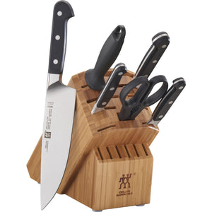 Zwilling Pro Bamboo Knife block set - 7 Piece 1033601 IMAGE 1