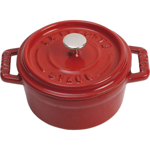 Staub 250ML Cast Iron Round Mini Cocotte 1033314 IMAGE 1