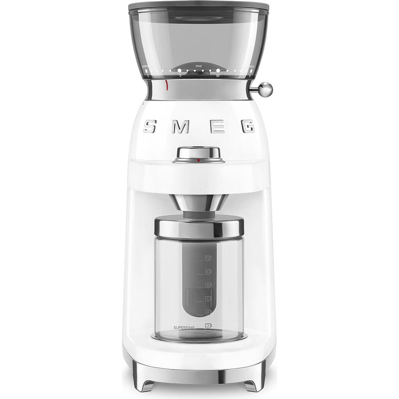 Smeg 50's Style Aesthetic Coffee Grinder CGF03WHUS IMAGE 1