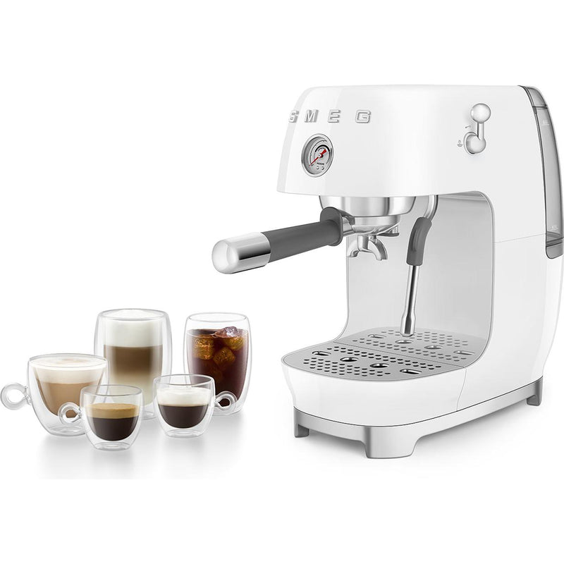 Smeg Manual Espresso Coffee Machine with Cold Brew ECF03WHUS IMAGE 10