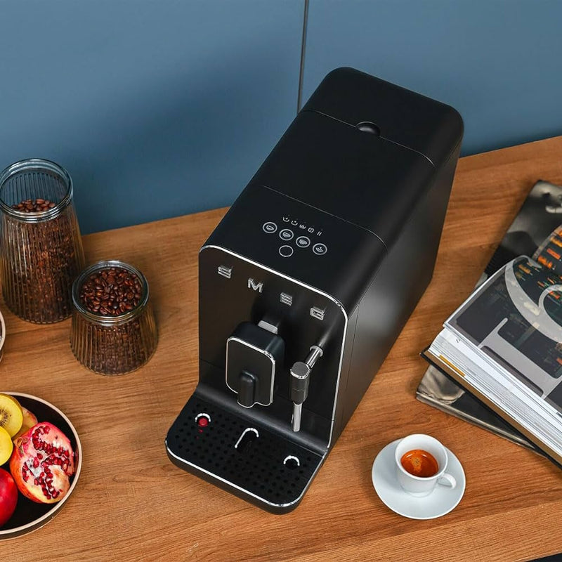 Smeg Retro-Style Automatic Coffee Machine BCC02FBMUS - TA Gourmet