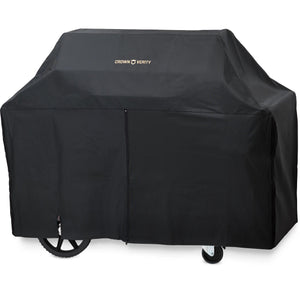 Crown Verity BBQ Cover for Mobile Gas Grill with Dome & Side Shelves CV-BC-36-V IMAGE 1