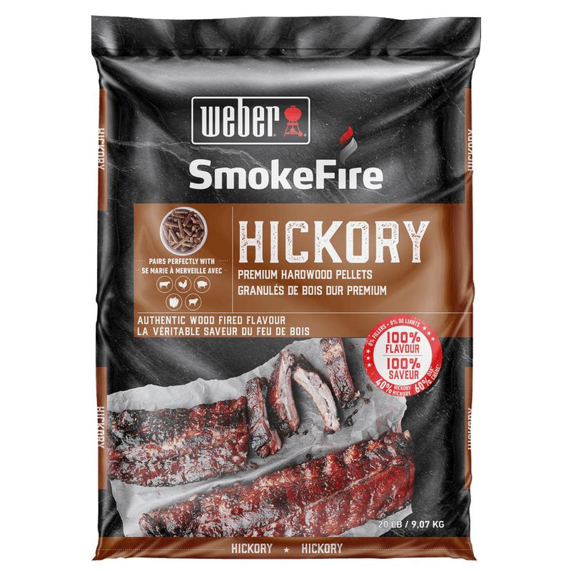 Weber Smokefire Hickory Pellets 20lb 190202 IMAGE 1