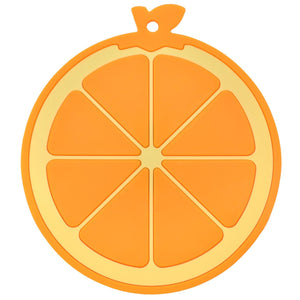 Sara Cucina Silicone Fruit Shaped Trivet - Orange 14377/B IMAGE 1