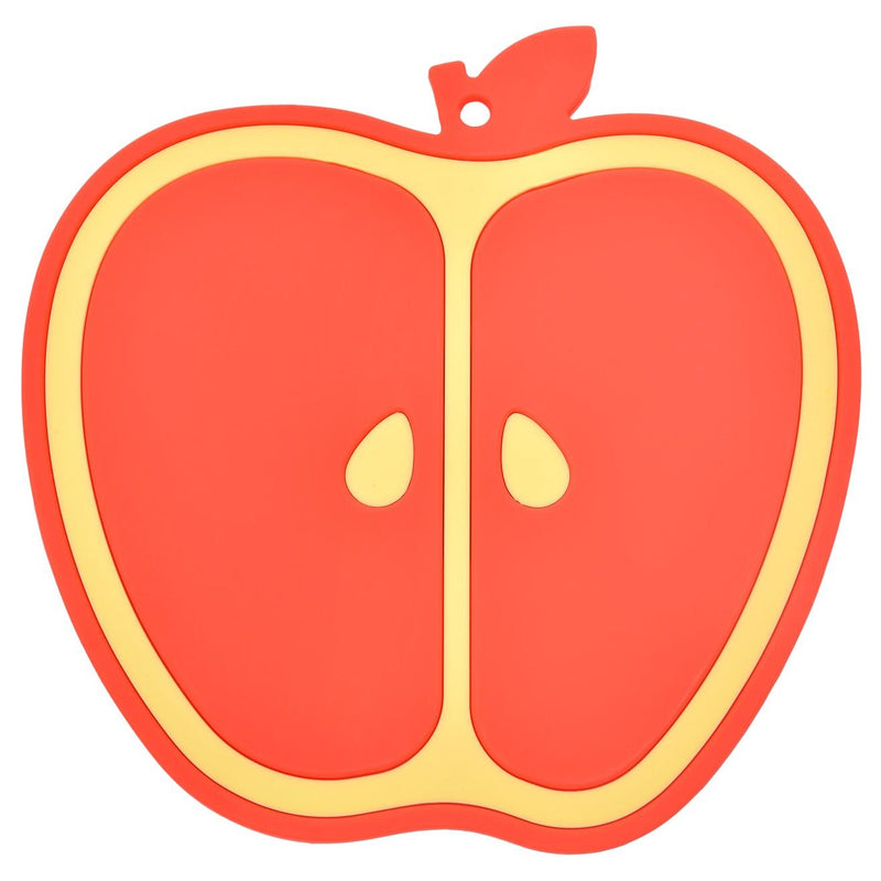 Sara Cucina Silicone Fruit Shaped Trivet - Apple 14377/C IMAGE 1