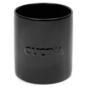 Sara Cucina Cucina Black Utensil Crock S10390-B IMAGE 1