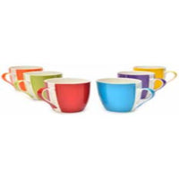 Sara Cucina 12oz Bone China Colored Mug - Yellow Z10399-Yellow IMAGE 1