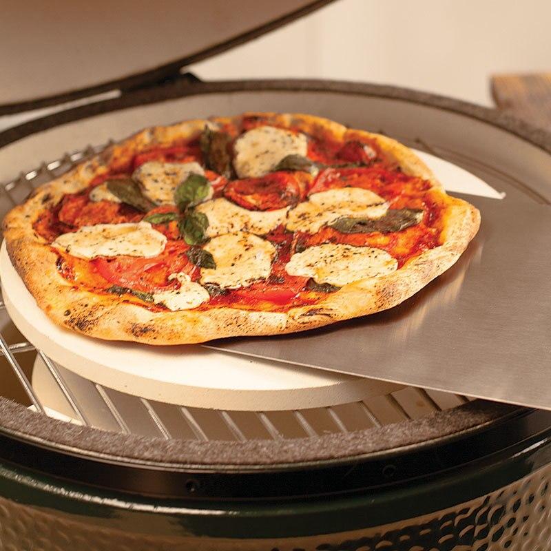 Big Green Egg 12in Pizza & Baking Stone for Medium/MiniMax Egg 401007 IMAGE 4