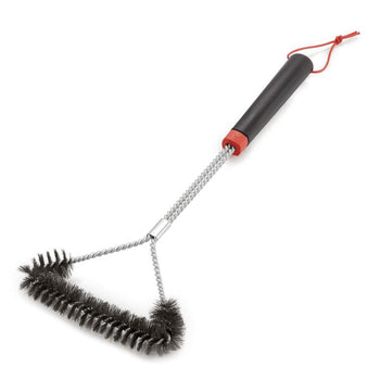 Weber 18in Three-Sided Grill Brush 6278 IMAGE 1