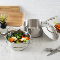 Meyer Accolade Stainless Steel Cookware Set, 10-Piece 2201-10-00 IMAGE 3