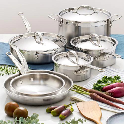 Hestan Professional Clad Stainless Steel Ultimate Set, 10-piece 31562 IMAGE 7