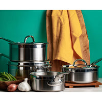 Hestan Professional Clad Stainless Steel Saucepan Large (3-Quart) 31565 IMAGE 5