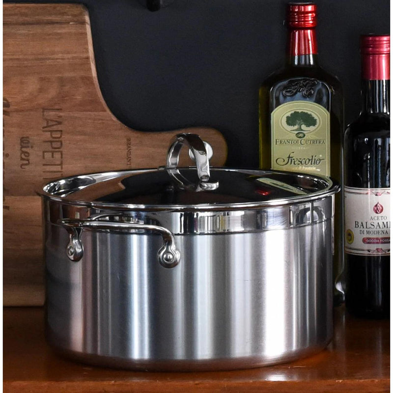 Hestan Professional Clad Stainless Steel Stockpot (8-Quart) 31567 IMAGE 5