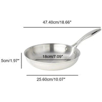 Meyer SuperSteel Tri-Ply Clad Stainless Steel 24cm/9.5" Fry Pan 3514-24-00 IMAGE 4
