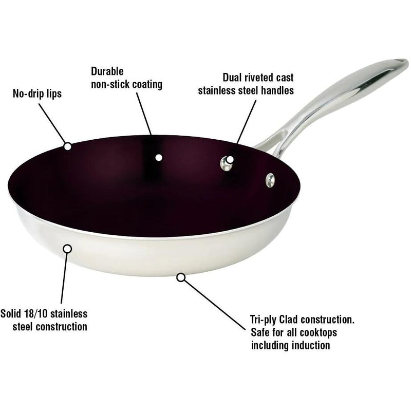 Meyer SuperSteel Stainless Steel 28cm/11" Non Stick Fry Pan 3518-28-00 IMAGE 2