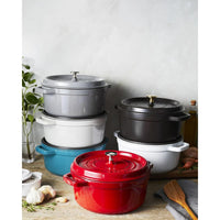 Staub 3.8 L Cast Iron Round Cocotte with Lid 40500-241 IMAGE 13