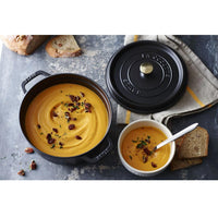 Staub 3.8 L Cast Iron Round Cocotte with Lid 40500-241 IMAGE 7