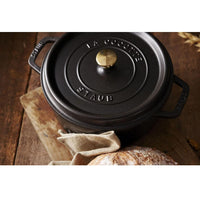 Staub 3.8 L Cast Iron Round Cocotte with Lid 40500-241 IMAGE 8