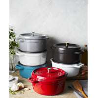 Staub 3.8 L Cast Iron Round Cocotte with Lid 40500-246 IMAGE 6