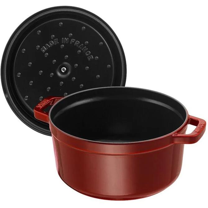 Staub 3.8 L Cast Iron Round Cocotte with Lid 40509-357 IMAGE 2