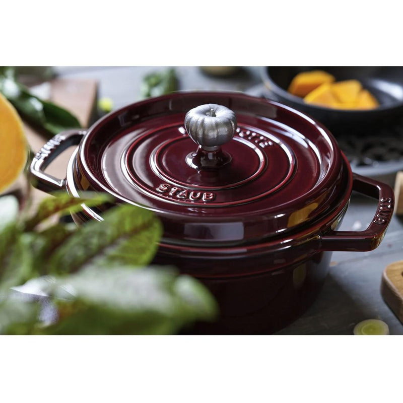 Staub 3.8 L Cast Iron Round Cocotte with Lid 40509-357 IMAGE 4