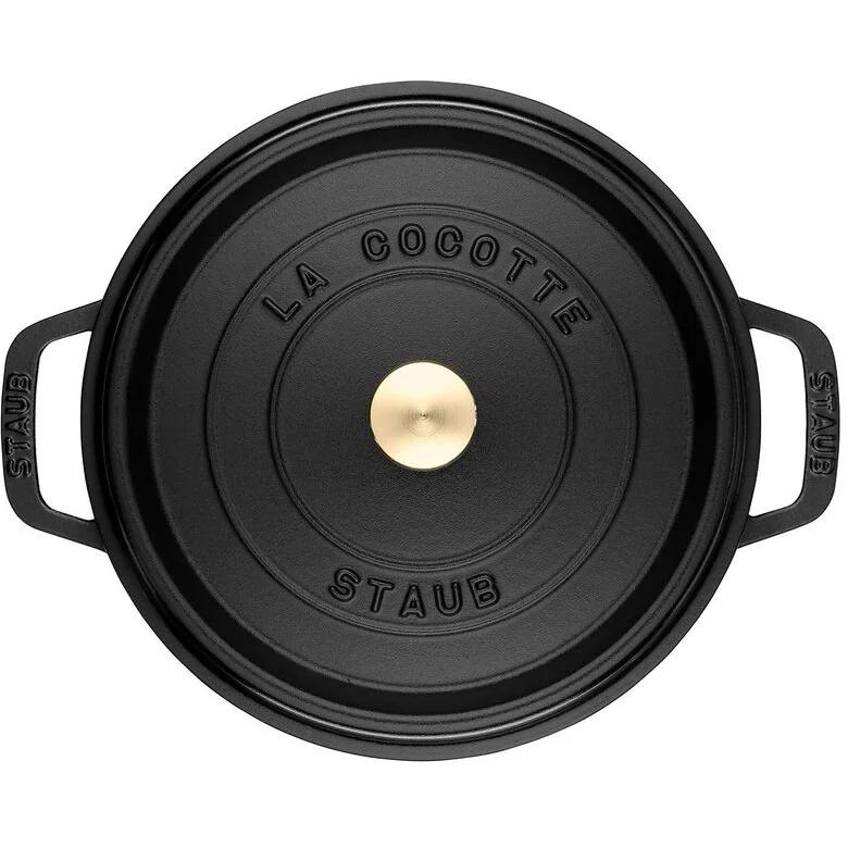 Staub 5.25L Cast Iron Round Cocotte 40509-310 IMAGE 2