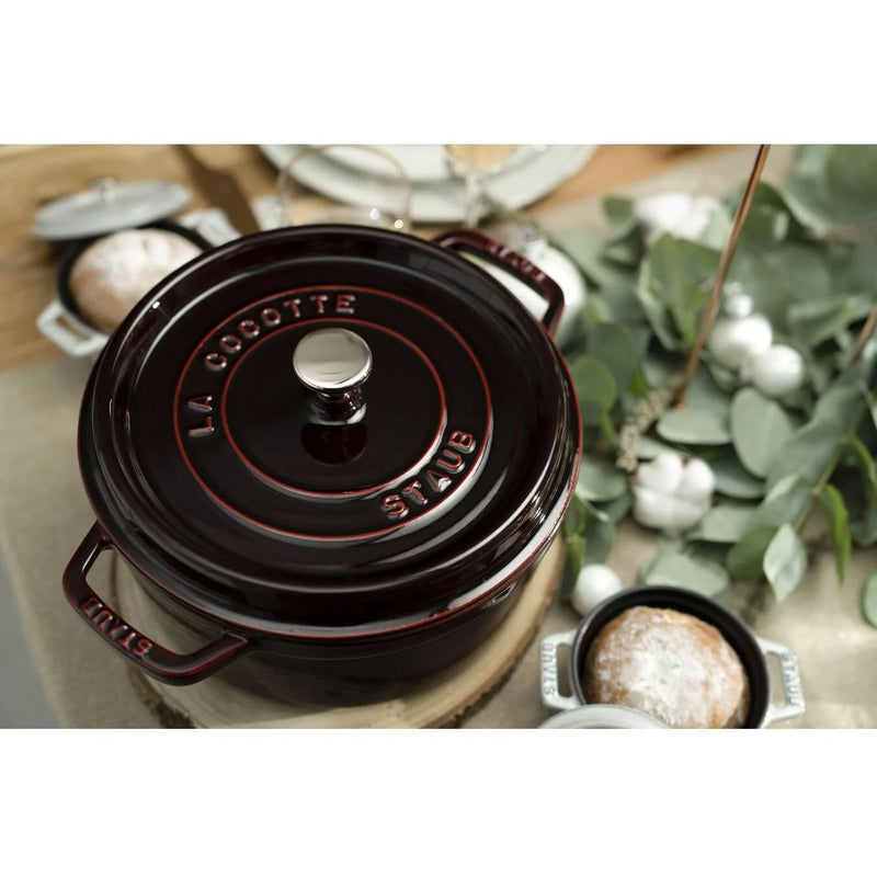 Staub 5.25L Cast Iron Round Cocotte 40509-359 IMAGE 5