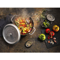 Staub 6.75L Cast Iron Round Cocotte 40509-314 IMAGE 5