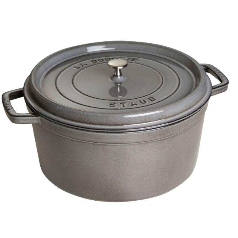 Staub 12.5L Cast Iron Round Cocotte 40510-308 IMAGE 1