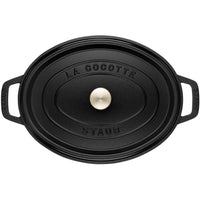 Staub 8L Cast Iron Oval Cocotte 40509-370 IMAGE 2