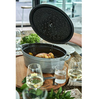 Staub 8L Cast Iron Oval Cocotte 40509-369 IMAGE 5