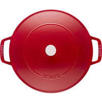 Staub 3.7L Cast Iron Round Sauté Pan 40511-474 IMAGE 2