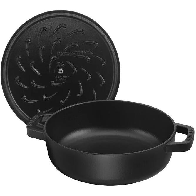 Staub 3.7L Cast Iron Round Sauté Pan 40511-472 IMAGE 3