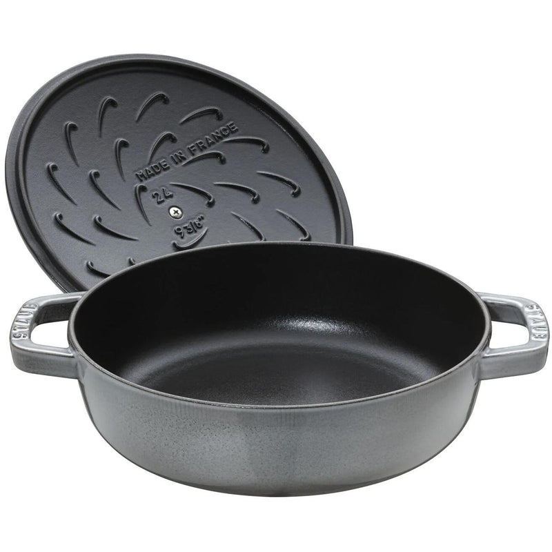 Staub 3.7L Cast Iron Round Sauté Pan 40511-470 IMAGE 3