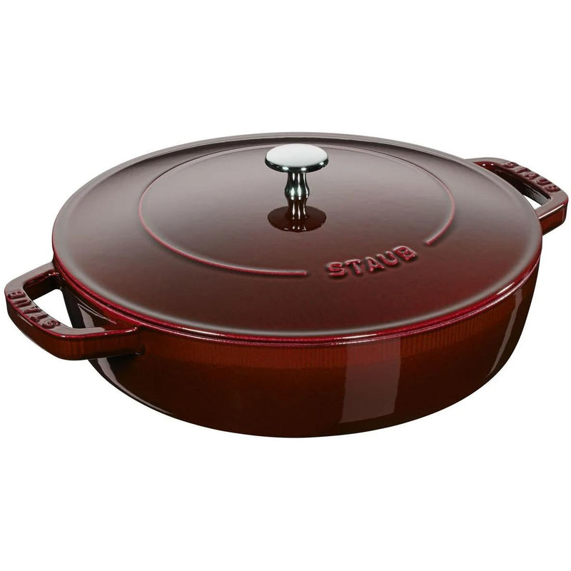 Staub 3.7L Cast Iron Round Sauté Pan 40511-513 IMAGE 1