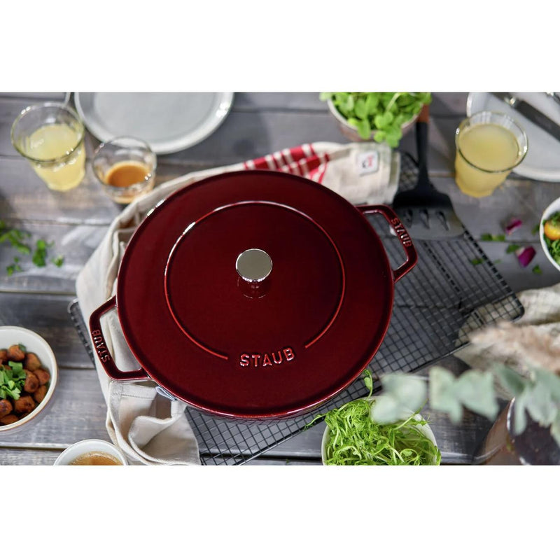 Staub 3.7L Cast Iron Round Sauté Pan 40511-513 IMAGE 5