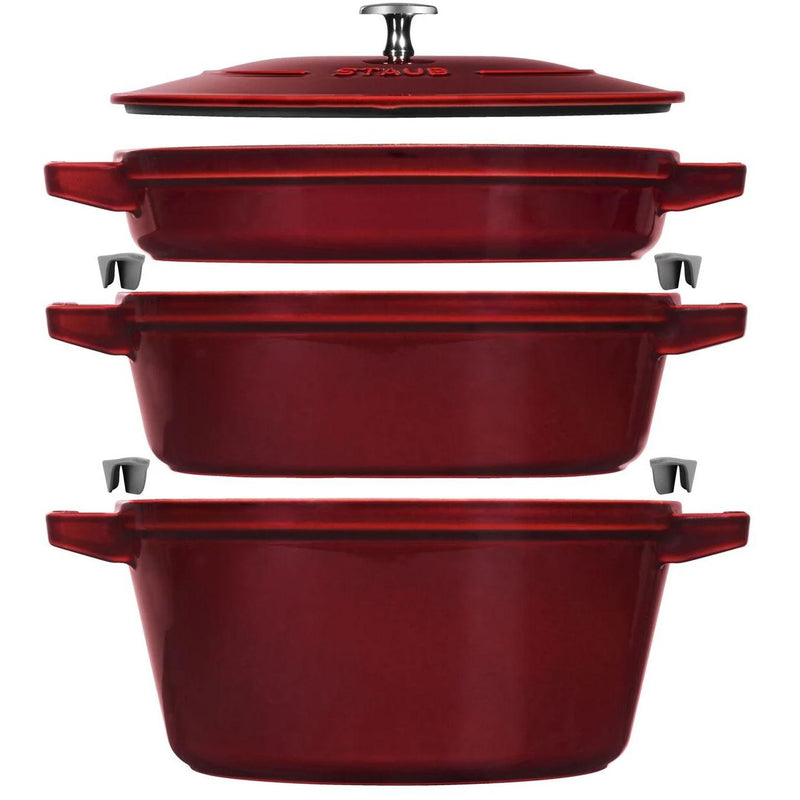 Staub Cast Iron 4-Piece Stackable Set 1010-768 IMAGE 1