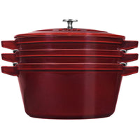 Staub Cast Iron 4-Piece Stackable Set 1010-768 IMAGE 2