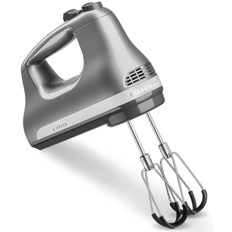 KitchenAid 6-Speed Hand Mixer with Flex Edge Beaters KHM6118CU IMAGE 1