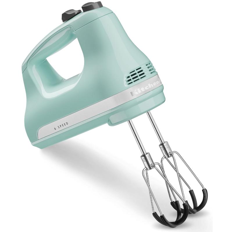 KitchenAid 6-Speed Hand Mixer with Flex Edge Beaters KHM6118IC IMAGE 1