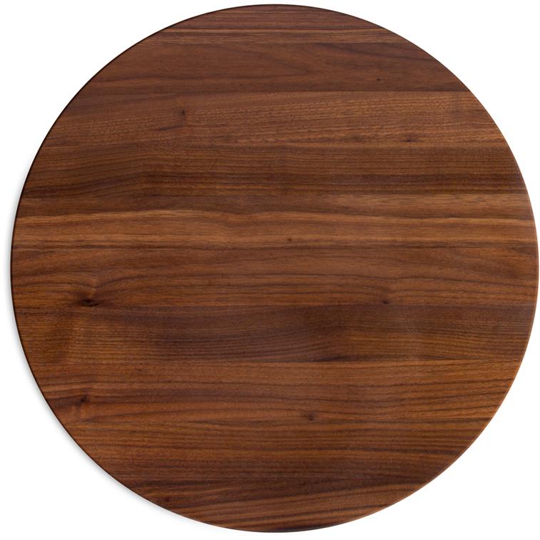 John BOOS Walnut R-Board Round 1-1/2" Thick - Reversible WAL-R18 IMAGE 2