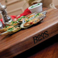 John BOOS Blended Walnut 1-1/2" Thick Board with SS Bun Feet WAL-12SS IMAGE 2