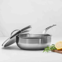 Hestan 3.5-qt ProBond Essential Pan with Lid 31646 IMAGE 6