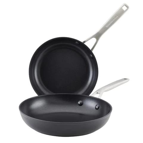 KitchenAid 2-Piece Hard-Anodized Induction Nonstick Frying Pan Set 80193 IMAGE 1