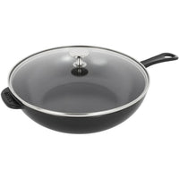 Staub 26CM CAST IRON DAILY PAN WITH GLASS LID 1010643 IMAGE 1