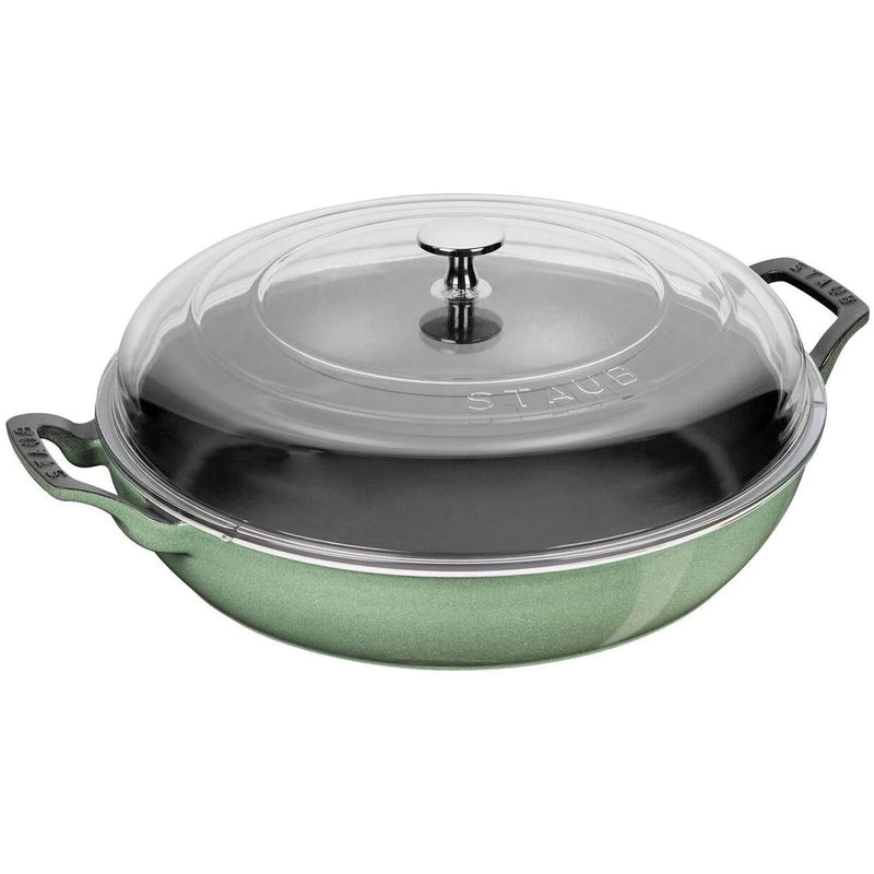 Staub 3.5L CAST IRON ROUND HERITAGE BRAISER/SAUTÉ PAN 1008706 IMAGE 1