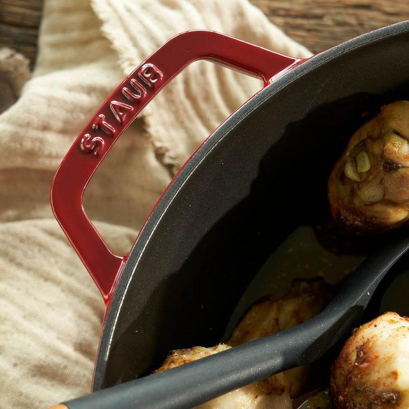 Staub 30CM CAST IRON WOK WITH GLASS LID 1004708 IMAGE 6